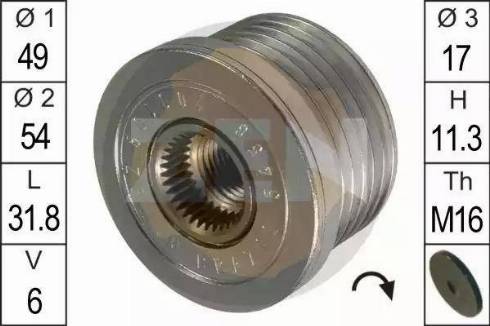 ERA 219059 - Remenica, alternator www.parts5.com