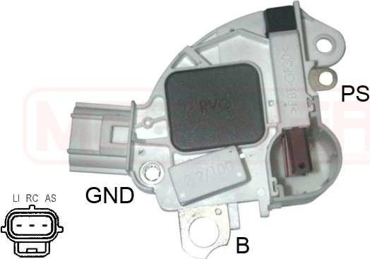 ERA 215784 - Voltage regulator, alternator parts5.com