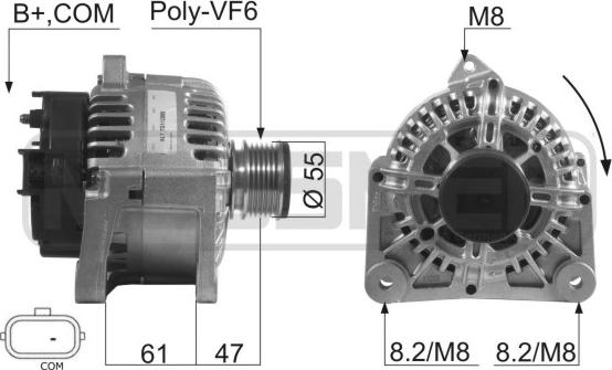 ERA 210477A - Генератор www.parts5.com