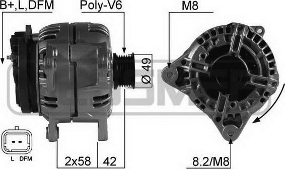 ERA 210567 - Γεννήτρια www.parts5.com