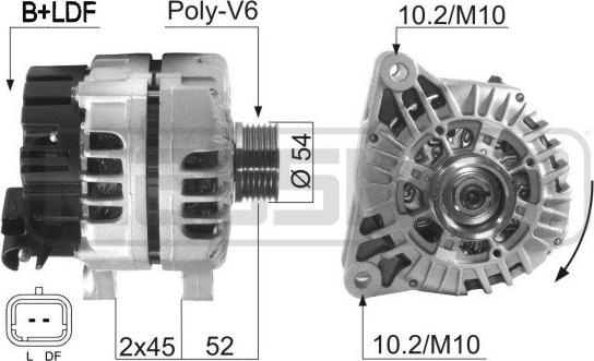 ERA 210604A - Γεννήτρια www.parts5.com