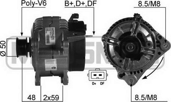 ERA 210088 - Alternador parts5.com