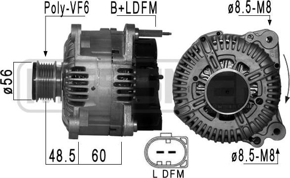 ERA 210898A - Generator www.parts5.com