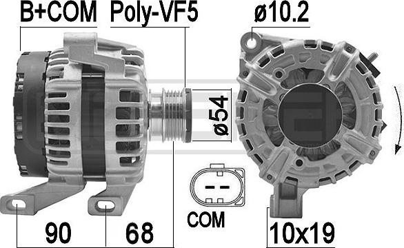 ERA 210852 - Γεννήτρια www.parts5.com