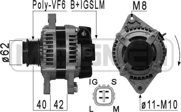 ERA 210882A - Laturi www.parts5.com