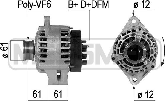 ERA 210325A - Alternator www.parts5.com