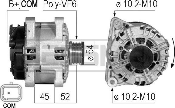 ERA 210717A - Generátor www.parts5.com