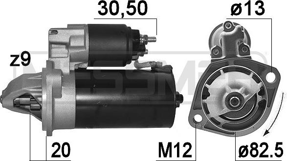 ERA 220991A - Rozrusznik www.parts5.com