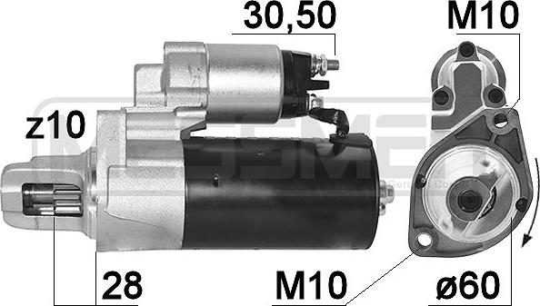 ERA 220949A - Стартер www.parts5.com