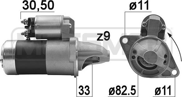 ERA 220929A - Стартер www.parts5.com