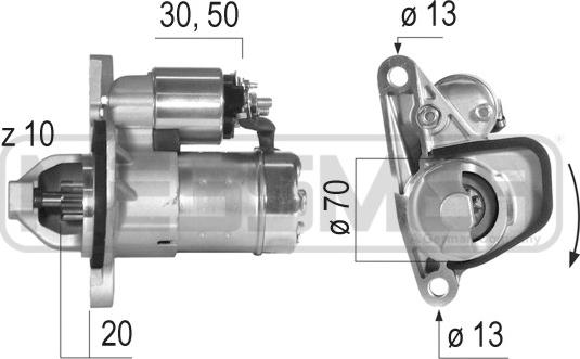 ERA 220579A - Starter www.parts5.com