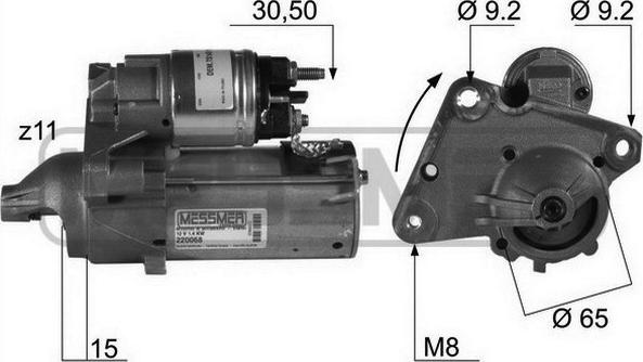 ERA 220068A - Rozrusznik www.parts5.com