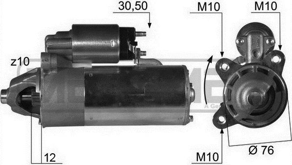 ERA 220015A - Starter www.parts5.com