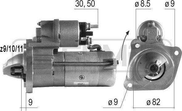 ERA 220149A - Motor de arranque www.parts5.com