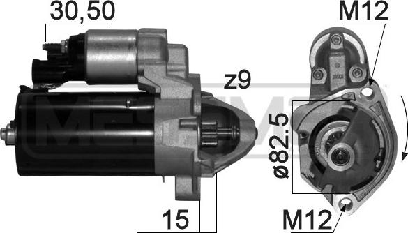 ERA 220870A - Démarreur www.parts5.com