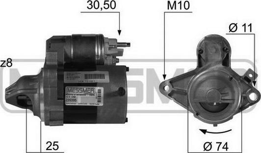 ERA 220395A - Стартер www.parts5.com