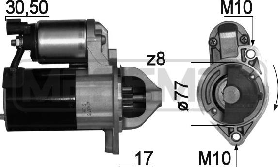 ERA 220 746 - Starter www.parts5.com