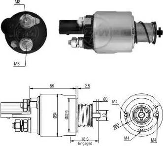 ERA 227062 - Solenoid Switch, starter www.parts5.com