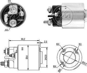 ERA ZM3497 - Włącznik elektromagnetyczny, rozrusznik www.parts5.com