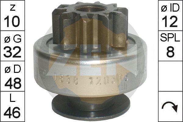 ERA ZN1838 - Pogonski zupčanik, starter www.parts5.com