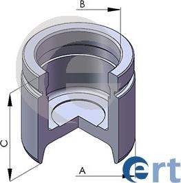 ERT 150594-C - Tłoczek, zacisk hamulca www.parts5.com