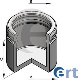 ERT 150595-C - Поршень, корпус скобы тормоза www.parts5.com