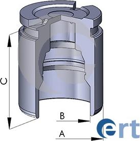 ERT 150555-C - Piston, fren kaliperi www.parts5.com