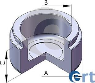 ERT 151265-C - Piston, brake caliper www.parts5.com