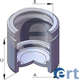 ERT 150566-C - Tłoczek, zacisk hamulca www.parts5.com