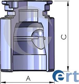 ERT 150766-C - Piston, brake caliper www.parts5.com