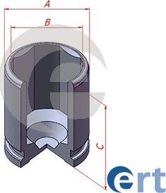 ERT 151520-C - Piston, etrier frana www.parts5.com