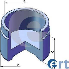 ERT 151031-C - Поршень, корпус скобы тормоза www.parts5.com