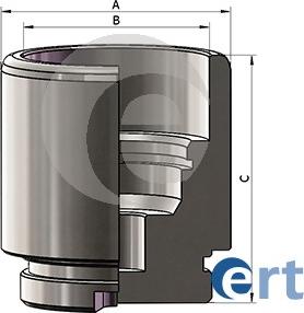 ERT 151383-C - Piston, brake caliper www.parts5.com