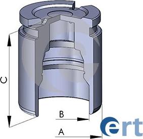 ERT 151744-C - Piston, brake caliper www.parts5.com