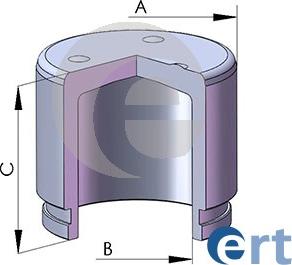 ERT 151793-C - Piston, brake caliper www.parts5.com