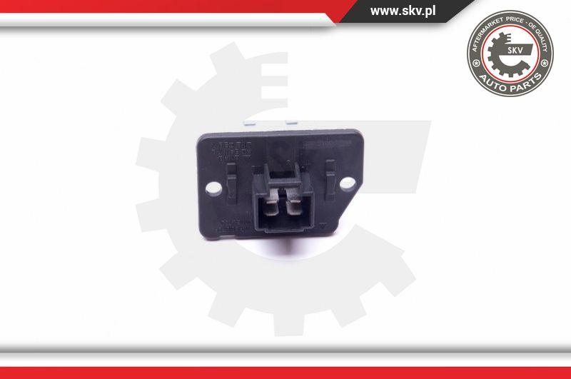 Esen SKV 94SKV097 - Resistor, interior blower www.parts5.com