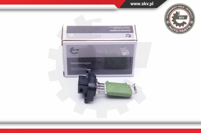 Esen SKV 94SKV059 - Resistor, interior blower parts5.com