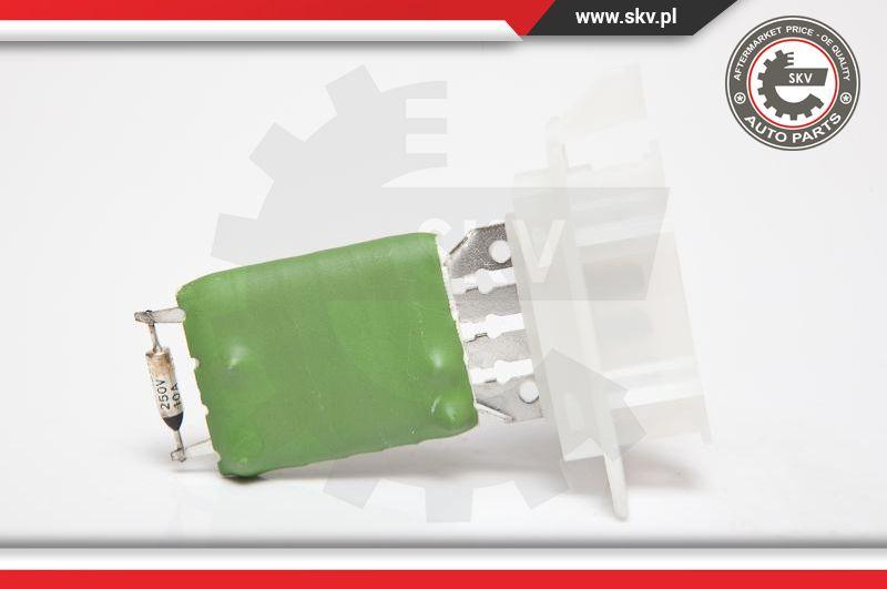 Esen SKV 95SKV029 - Resistor, interior blower www.parts5.com