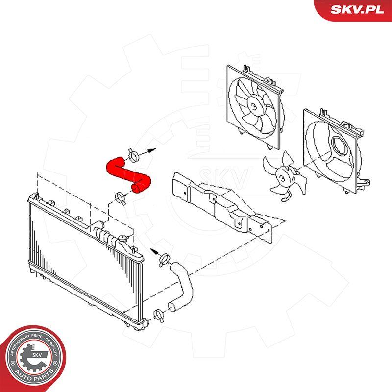 Esen SKV 43SKV611 - Conducto refrigerante www.parts5.com