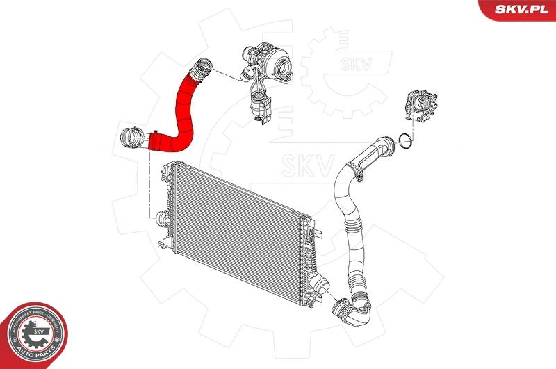 Esen SKV 43SKV373 - Şarj havası hortumu www.parts5.com