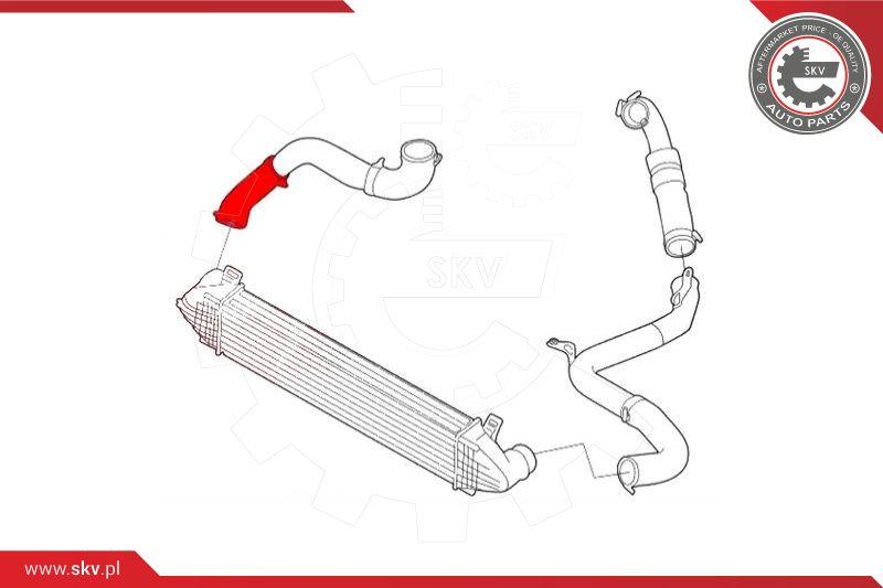 Esen SKV 43SKV243 - Charger Intake Air Hose www.parts5.com