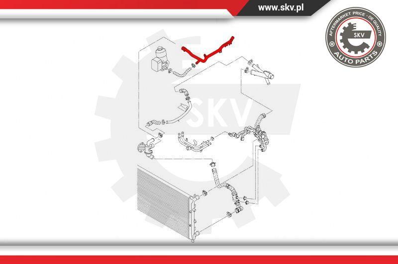 Esen SKV 43SKV796 - Conducto refrigerante www.parts5.com