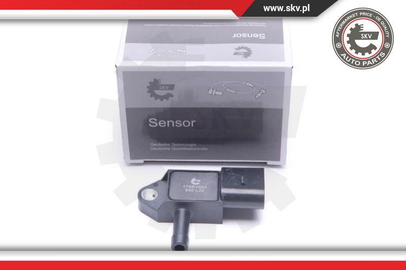 Esen SKV 17SKV664 - Sensor, exhaust pressure www.parts5.com