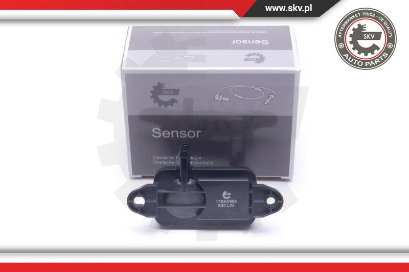 Esen SKV 17SKV668 - Sensori, pakokaasupaine www.parts5.com