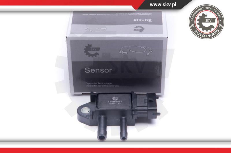 Esen SKV 17SKV663 - Sensor, exhaust pressure www.parts5.com