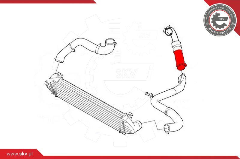 Esen SKV 24SKV599 - Charger Intake Air Hose www.parts5.com