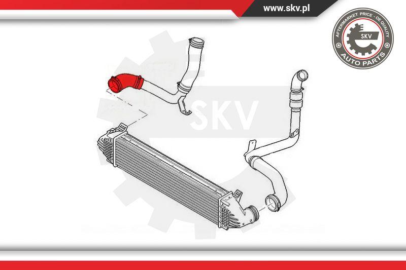 Esen SKV 24SKV524 - Przewód powietrza doładowującego www.parts5.com