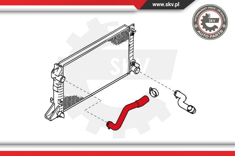 Esen SKV 24SKV334 - Radiator Hose www.parts5.com