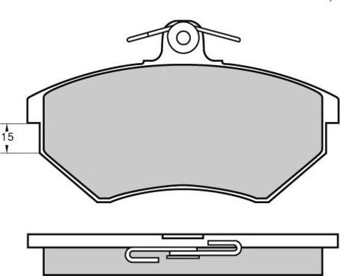 VAG 1HM 698 151 A - Set placute frana,frana disc www.parts5.com