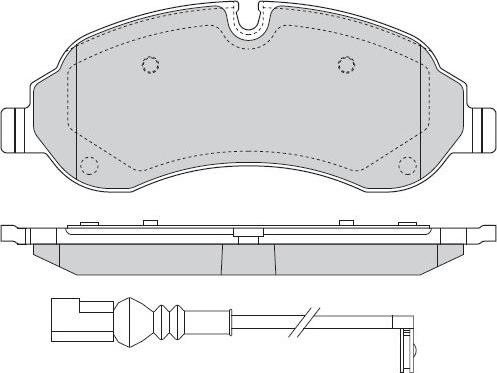 Valeo 302403 - Brake Pad Set, disc brake www.parts5.com